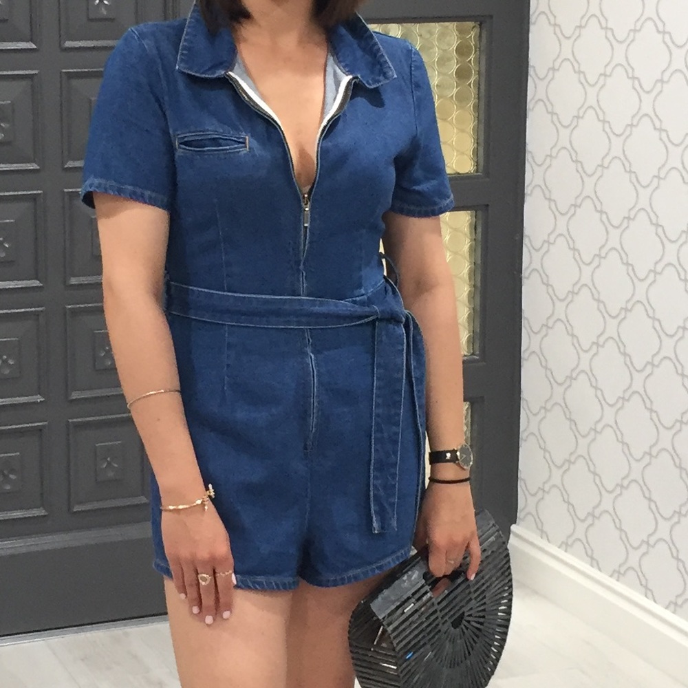 BDG denim romper